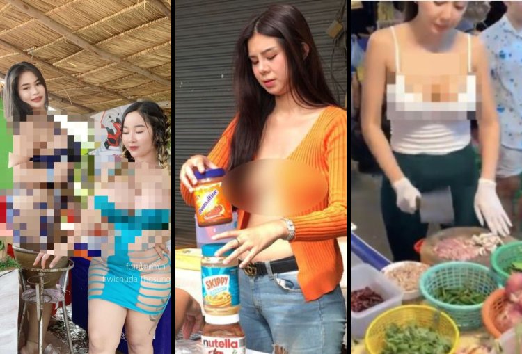 Tidak Pakai Bra, Kontroversi Penjual Makanan Seksi Dinilai Tak Higienis