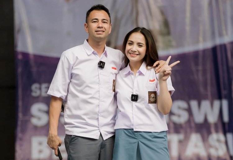 Raffi Ahmad dan Nagita Slavina Rayakan Ulang Tahun Bareng Pake Kostum SMA
