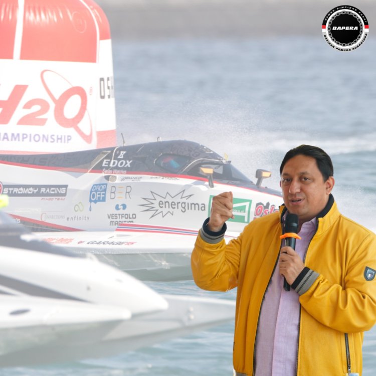 Fahd A Rafiq Bangga Danau Toba Kembali Jadi Tuan Rumah Kejuaraan Dunia F1 Powerboat 2024
