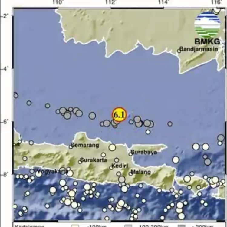Gempa Guncang Tuban Hari Ini Sebesar 6 Magnitudo, BMKG: Tak Berpotensi Tsunami