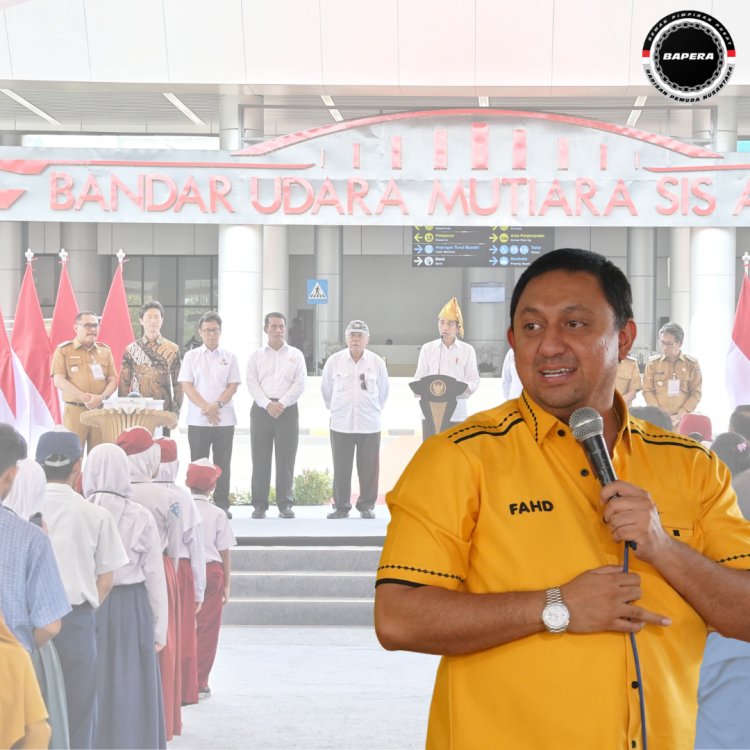 Fahd A Rafiq Mengapresiasi Peresmian 4 Bandara Baru di Sulawesi