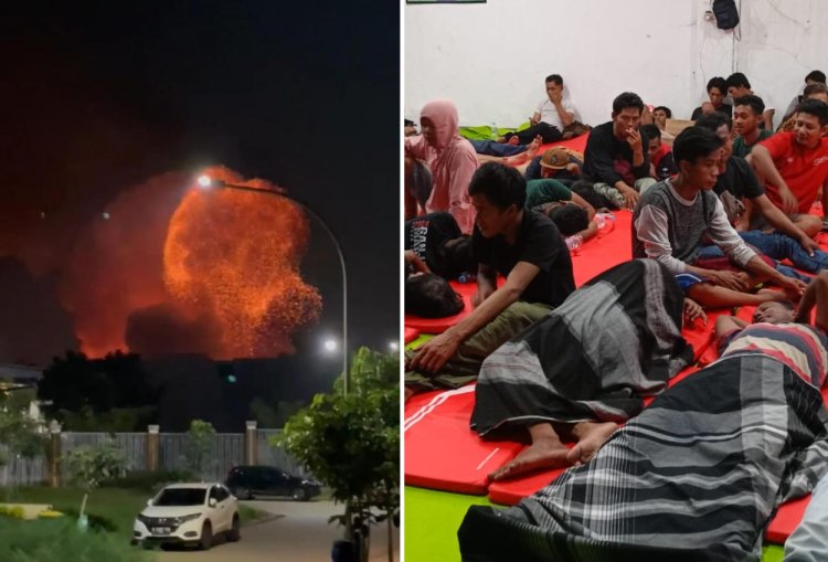 Warga Dapat Bantuan Uang Rp 5 Juta Akibat Kebakaran Gudang Amunisi TNI