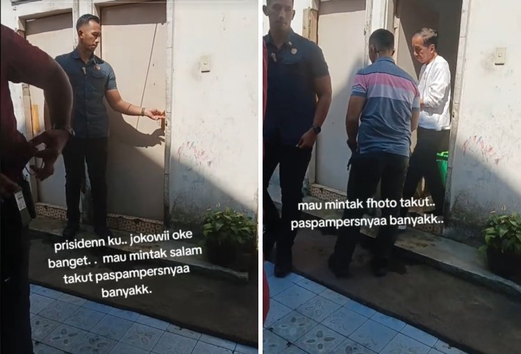 Viral! Presiden Jokowi Numpang Toilet Umum di Sumut