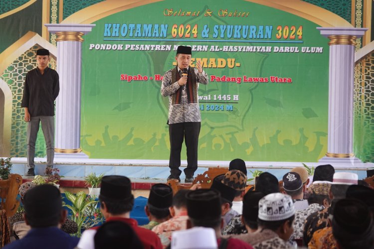 Pj Bupati Paluta Hadiri Khotaman 6024 dan Syukuran 3024 Pemadu