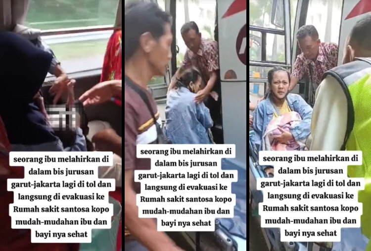 Kronologi Ibu Melahirkan di Dalam Bus Jakarta-Garut yang Dibantu Kernet