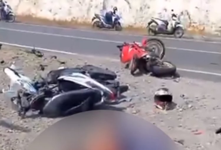 Kecelakaan Dua Sepeda Motor di JJLS Gunungkidul, 1 Orang Tewas