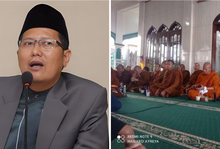 Kritik 44 Biksu Thudong Dijamu dan Singgah di Masjid, MUI: Kebablasan