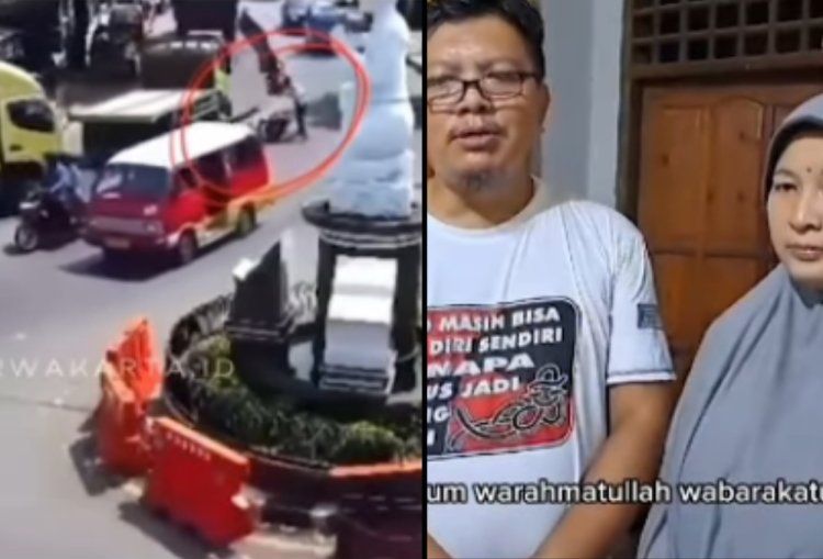 Orang Tua Pemotor Terlindas Truk Gegara Dihentikan Polisi di Purwakarta Minta Maaf