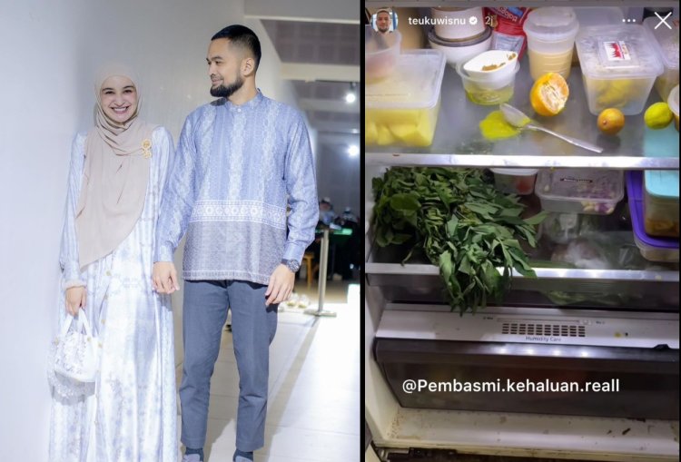 Teuku Wisnu dan Shireen Sungkar Dikritik Gegara Kondisi Kulkas yang Kotor