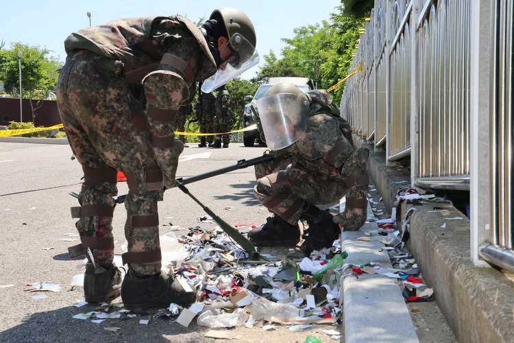 Korea Utara Kirim Kembali 330 Balon Sampah ke Korea Selatan