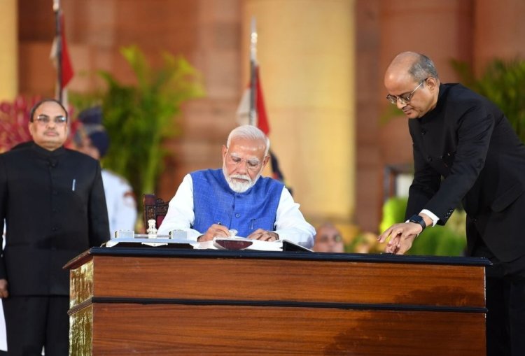 Narendra Modi Resmi Dilantik sebagai PM India untuk Periode Ketiga