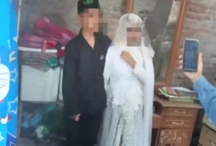 Viral! Pasangan Murid SMP di Pemalang Menikah, Ketua RT Jadi Saksi