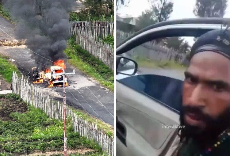 Viral Beredar Video OPM Pimpinan Undius Kogoya Tembak Mati hingga Bakar Mobil Warga