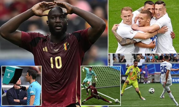 Hasil Euro 2024 Belgia vs Slovakia: 2 Gol Lukaku Dianulir VAR, Belgia Kalah 0-1