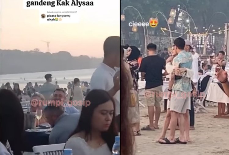 Al Ghazali Diduga Balikan dengan Alyssa Daguise, Keciduk Mesra di Pinggir Pantai