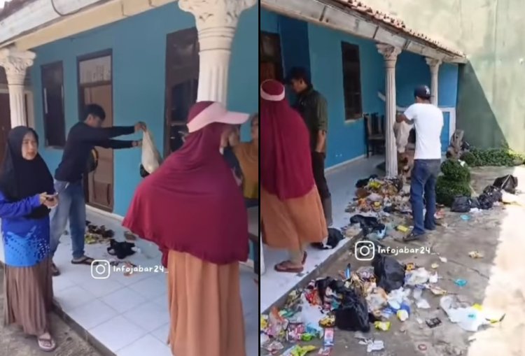 Tak Terima, Warga Balikin Sampah yang Dibuang Sembarangan ke Pemilik Rumah