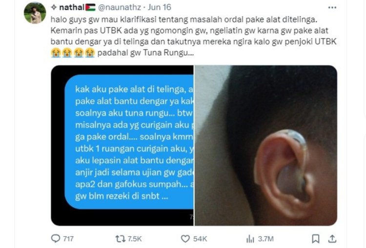 Kemendikbud Jelaskan soal Tak Ada Ruang UTBK Khusus bagi Tunarungu