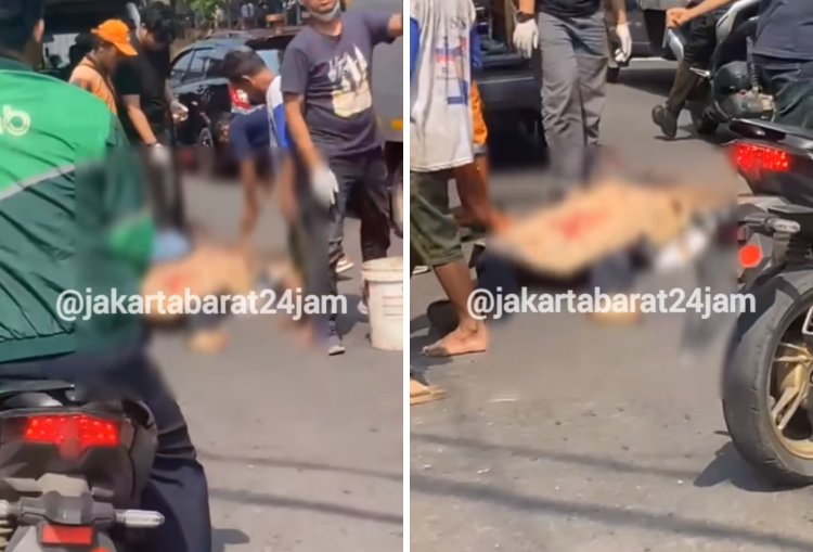 Kecelakaan di Depan Yadika 5 Joglo, Pemotor Tewas Mengenaskan