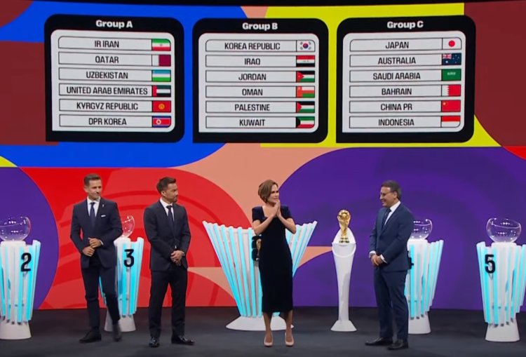 Hasil Drawing Kualifikasi Piala Dunia 2026 : Gabung Grup C, Timnas Indonesia Bareng Jepang dan Australia