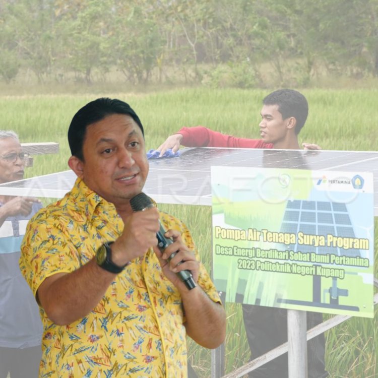 Fahd A Rafiq Apresiasi Pertamina dan Politeknik Negeri Kupang Hadirkan PLTS untuk Irigasi Pertanian
