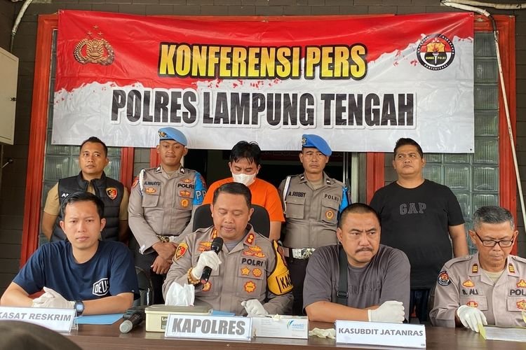 Anggota DPRD Lampung Tengah Ditangkap Usai Tembak Kepala Warga Saat Hajatan