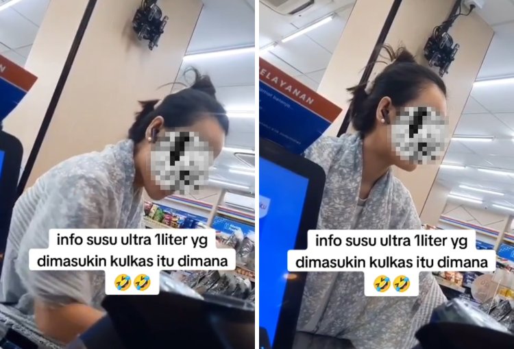 Emak-emak Ngamuk ke Kasir Minimarket Gegara Susu Tak Dingin, Minta Balikin Uang dan Ongkos Grab