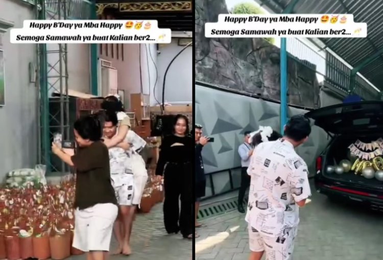 Happy Asmara Dapet Kado Mobil Mewah Harganya Hampir Rp1 M dari Gilga Sahid