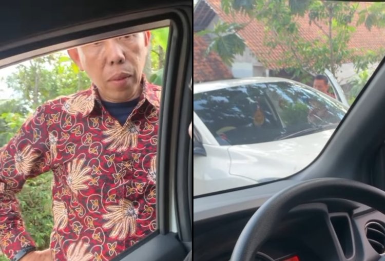 Pria Lawan Arah Marah-marah hingga Tendang Mobil Lain, Ngaku Ketua Pemuda Pancasila Semarang