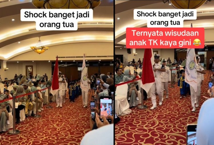 Viral! Anak TK Wisuda di Gedung Mewah dan Pakai Toga, Bikin Ortu Shock