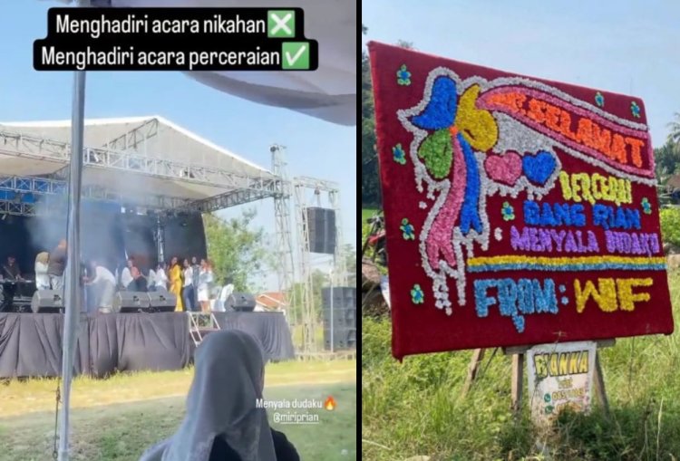 Seperti Nikahan, Pria Ini Gelar Pesta Perceraian Lengkap dengan Acara Musik, Netizen: Menyala Dudaku