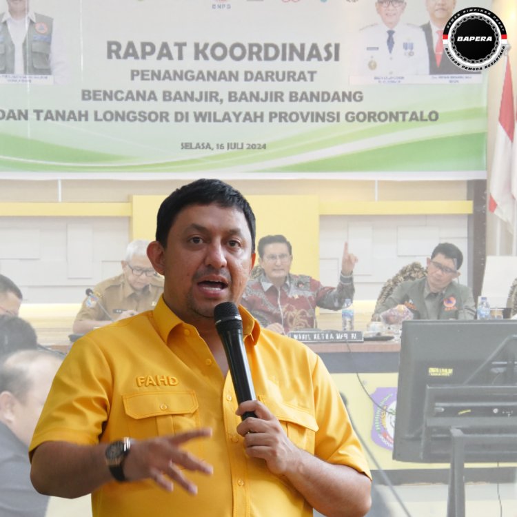 Fahd A Rafiq Apresiasi Program Rencana Penanganan Jangka Panjang untuk Banjir Gorontalo