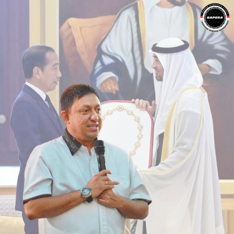 Fahd A Rafiq Bangga Presiden Jokowi Menerima Penghargaan Order of Zayed dari Presiden PEA