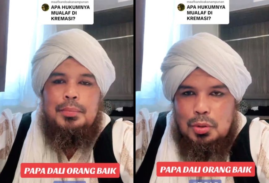 Ustaz Derry Sulaiman Tanggapi Kremasi Jenazah Papa Dali yang Sudah Mualaf