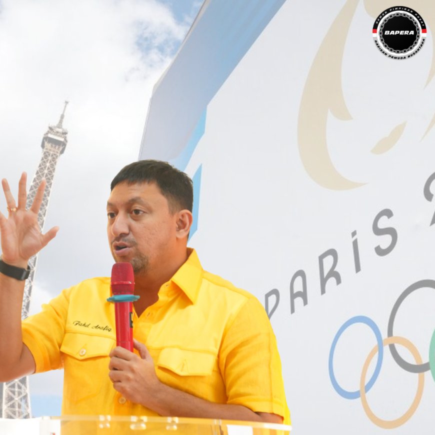 Fahd A Rafiq Mendukung Penuh Atlet Indonesia yang Berlaga di Olimpiade Paris 2024