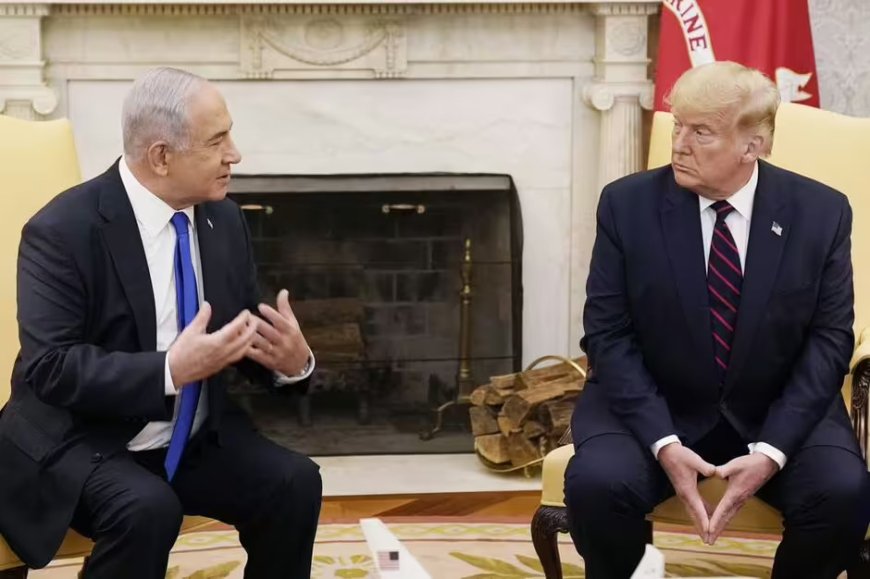 Donald Trump Sambut Hangat Benjamin Netanyahu di Kediamannya