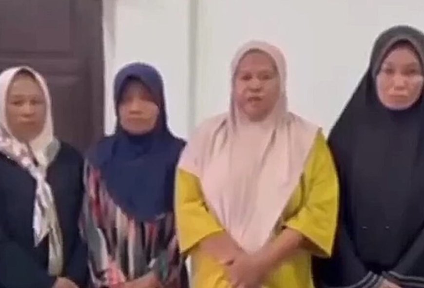 Emak-emak yang Tenggak Miras di Depan Anak Saat Pesta Pernikahan Kini Berakhir Minta Maaf