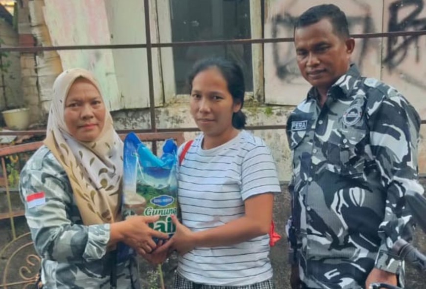 Bapera Sekupang Gelar Aksi Sosial, Bagikan 50 Paket Sembako untuk Janda dan Lansia di Batam