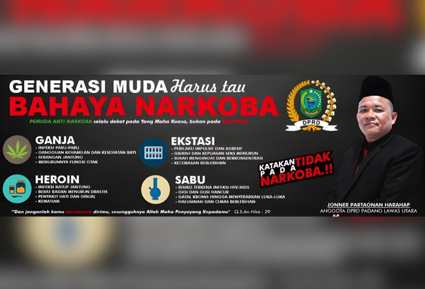 Jonner Partaonan Harahap Edukasi Generasi Muda terkait Bahaya Narkoba