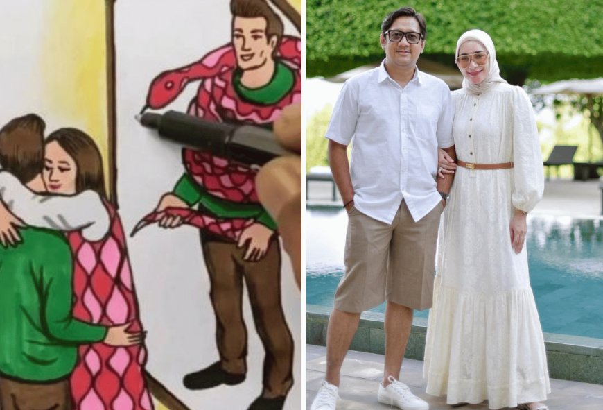 Andre Taulany Buka Suara Mengenai Gambar Pria dan Ular yang Viral Pasca Gugatan Cerai