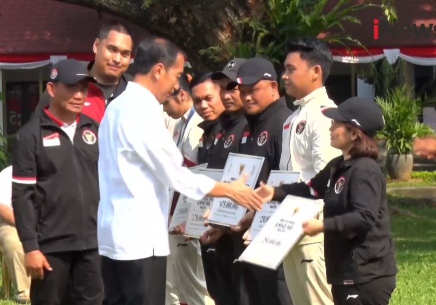 Jokowi Berikan Bonus untuk Atlet Peraih Medali di Olimpiade Paris 2024