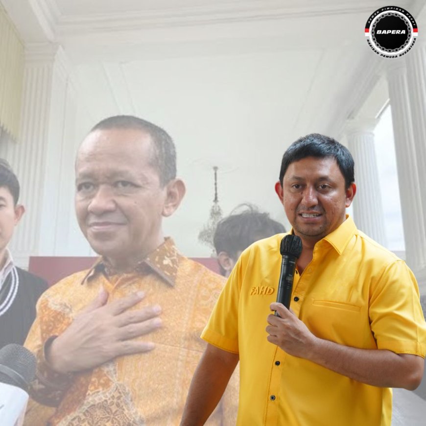 Fahd A Rafiq Pastikan Semua Ormas Golkar Dukung Bahlil Lahadalia jadi Ketum Golkar