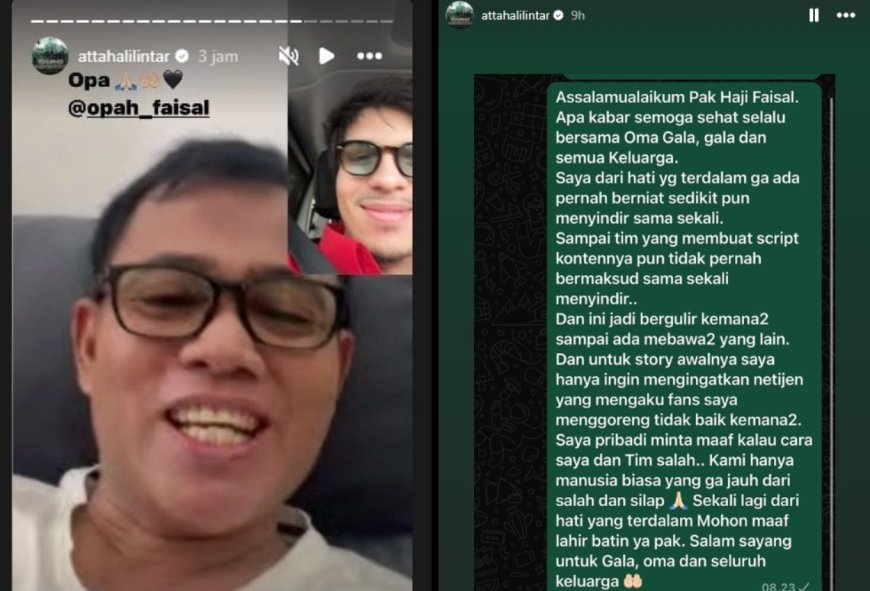 Atta Halilintar Minta Maaf hingga Video Call Haji Faisal Imbas Kasus Vanessa Angel