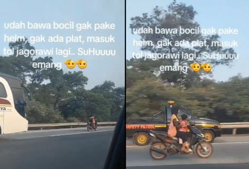 Kasus Pengendara Sepeda Motor Masuk Jalan Tol Kembali Terjadi