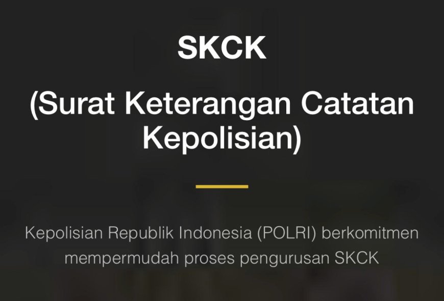 Syarat dan Cara Daftar SKCK secara Online untuk Daftar CPNS 2024