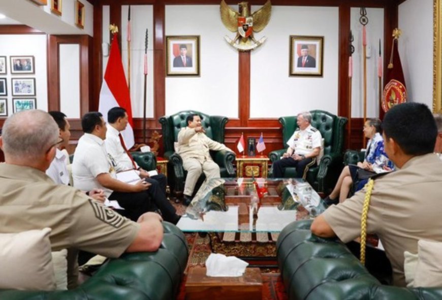 Prabowo Terima Kunjungan Komandan Koopsus AS, Jenderal Bryan P. Fenton