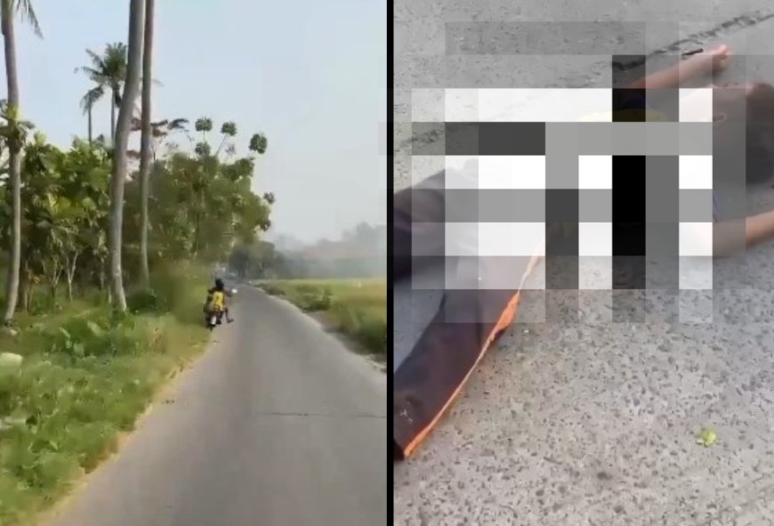 Viral Video 2 Bocah Kecelakaan Jatuh dari Sepeda Listrik, Kepalanya Bocor hingga Kejang-kejang