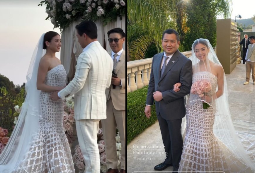 Clarissa Tanoe dan Anthony Tjiptodiharjo Menikah dan Gelar Pemberkatan di California