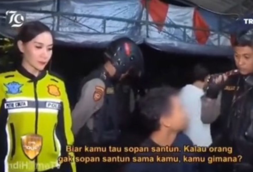 Polwan yang Viral di Medsos Karena ‘Ganggu Orang Makan’, Polri Beri Klarifikasi