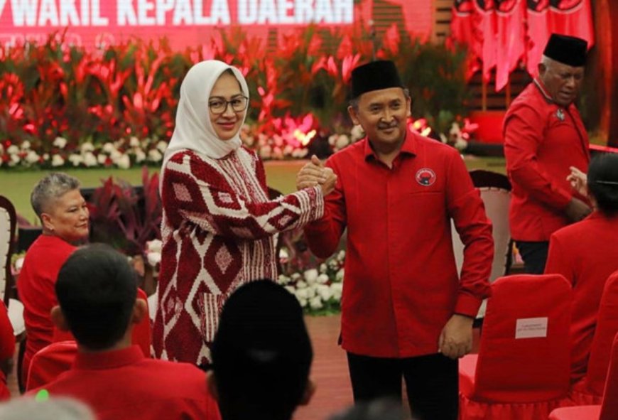 PDIP Resmi Umumkan Pasangan Airin-Ade Maju di Pilgub Banten 2024