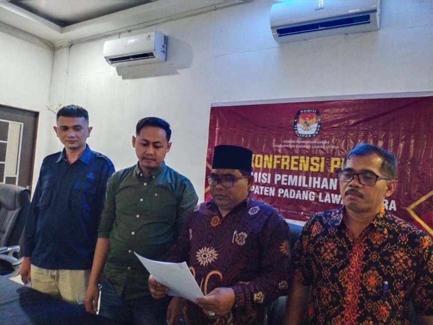 KPU Paluta Buka Pendaftaran Calon Bupati dan Wakil Bupati Paluta